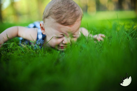 great photograph of baby crying