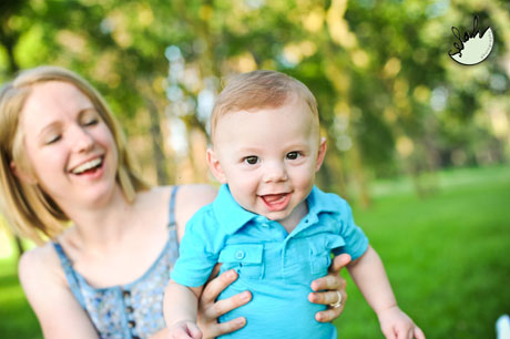 baby and mom together