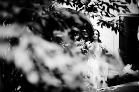bride preparing for her wedding