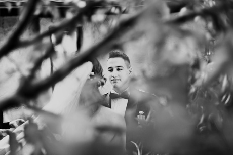unique photograph of groom