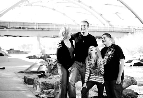 nice portrait of family