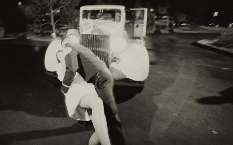vintage photograph with roles royce call