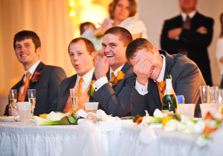 fun groomsman photograph