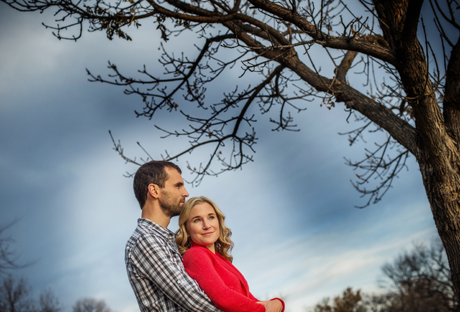park photographs of engagement in denver