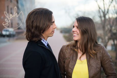 candid engagement photographs